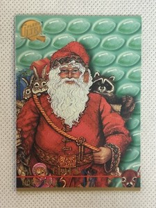1994 Fleer Ultra Santa Claus Christmas Holiday NFL Football Card