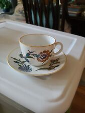 "PALMYRA"  by ROYAL WORCESTER -  CUP & SAUCER  -- great condition, no chips