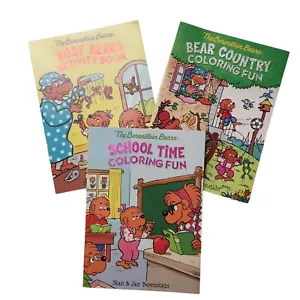 Die Berenstain-Bären - 3er-Set Mal- und Aktivitätsbücher - Bild 1 von 12