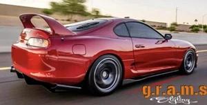 Extensiones de faldón lateral estilo laboratorio original para Toyota Supra Mk4 JZA80 - Imagen 1 de 4