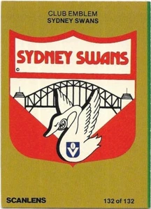 1985 Scanlens (132) CHECKLIST Sydney - Picture 1 of 1