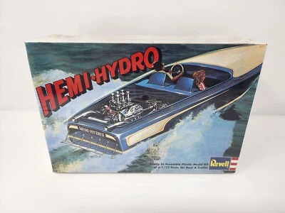 Revell Hemi-Hydro bote de esquí y remolque kit de colección 1/25 sellado McM nuevo en caja h-1312 Foto 1 de 4
