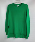 Crown & Ivy Sweater Apple Green Pullover Round Neck Long Sleeve Tunic Sz XS NEW