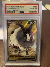 2020 Pokémon SWSH Rebel Clash Full Art Dubwool V #188 PSA 10 Gem Mint ULTRA RARE