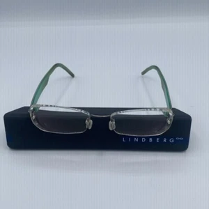 Lindberg eyeglasses Ladies Oval Turquoise Spirit Titanium T56 Col. K47 - Picture 1 of 11