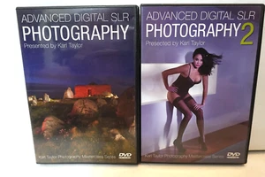 ADVANCED DIGITAL SLR PHOTOGRAPHY 1 & 2 ( Karl Taylor MasterClass) DVD lot - Picture 1 of 7