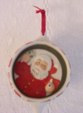 Vintage Christmas Ornament, Santa "Ringing In Good Cheer" N. Rockwell 1983