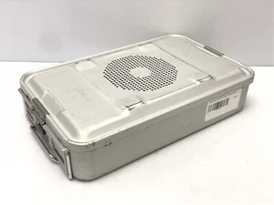 Aesculap JN740 Sterilisationsbehälter mit JK89 Silber Retentionsplatte Deckel - Bild 1 von 12