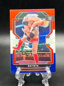 2022 Panini Prizm WWE rot, weiß & blau Preis #196 Batista - Bild 1 von 2