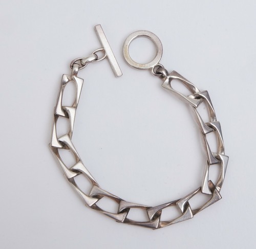 GUCCI Bracciale Catena Vintage Argento Sterling 925