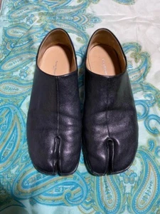 Maison Margiela Men's Tabi Babouche Slip-On Shoes Black Size 41 Beautiful - Picture 1 of 7