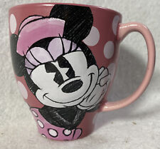 Disney Store Retro Coffee Mug ~ Minnie Mouse Sketchbook ~ Brand New Ceramic Mug