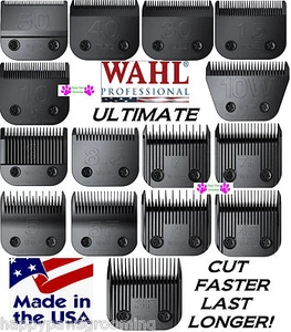 Wahl ULTIMATE COMPETITION BLADE*Fit Oster A5 A6,Andis AG  AGC Clipper*15 SIZES - Picture 1 of 17