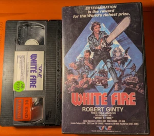 Big Box White Fire VHS 1984 Robert Ginty RARE - Picture 1 of 2