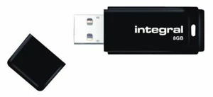 INTEGRAL - Schwarzer USB 2.0 Flash Drive, 8GB - Picture 1 of 1