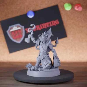 Goblin Alchemist Miniature Artificer Dungeons and Dragons Mini DnD 5e TTRPG - Picture 1 of 8