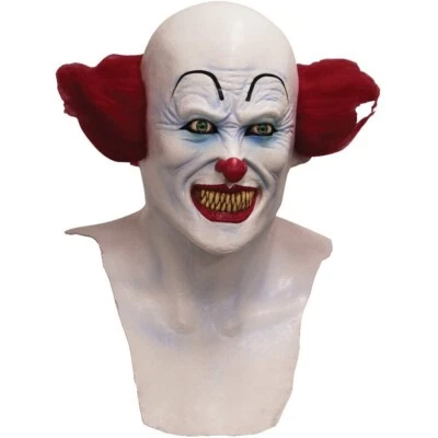 Halloween SCARY CREEPY BIRTHDAY CLOWN Latex Deluxe Mask Ghoulish Productions NEW - Image 1 of 4