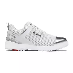 SQAIRZ Women's Freedom Ultra Golf Shoe, Size 8.5, White & Silver - Picture 1 of 8