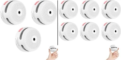 X-SENSE Mini Smoke Detector Fire Alarm 10-Year Battery LED Indicator Silence Button NEW