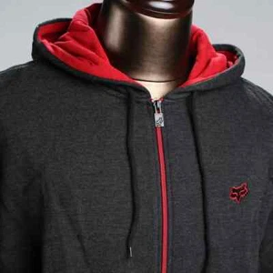 Fox Racing Men's Mr.Clean Zip Fleece Hoodie Sweatshirt Hooded Jumper Coat Size S - Picture 1 of 8