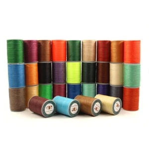 Waxed Thread for Leather Craft and Upholstery 1 0mm Thickness 70M Length - Picture 1 of 53