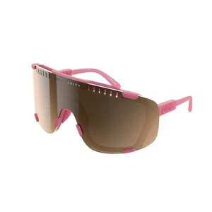 POC Devour Sunglasses Actinium Pink Translucent Brown/ Silver Mirror - Picture 1 of 1