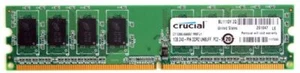 Memory 1gb 240-pin ddr2 unbuff pc2-5300 ct12864aa667.m8fj1 - Picture 1 of 2