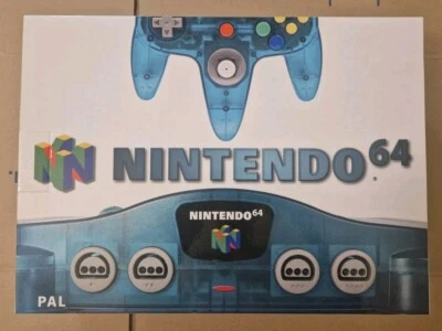 Nintendo 64 - Ice Blue - PAL   - Image 1 of 4