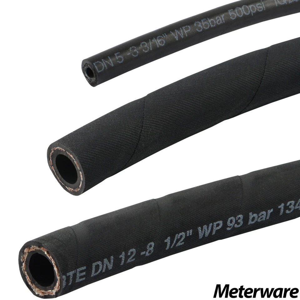 FITTINGTEILE 1 TE 2 TE 3 TE Hochfestes Textilgeflecht Hochdruckschlauch SAE 100 R6 / EN 854