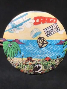 Men At Work Cargo Pin Vintage 1.5" - Preowned - Picture 1 of 11