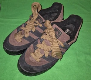 Adidas Adimatic Brown/Black Skate Shoes Trainers Size UK 9 - Picture 1 of 9