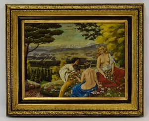 1961 Karel Stášek, pintura antigua "Alegoría", óleo, firmada y fechada, 54 x 44 - Imagen 1 de 13