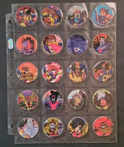 MARVEL COMICS 1993 SET DI 20 SLAMCAPS da collezione di SLAMCO - Foto 1 di 2