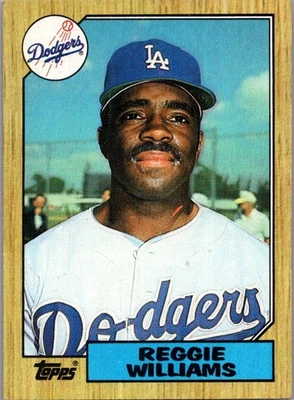 1987 Topps Reggie Williams #232 Los Angeles Dodgers - Image 1 of 2