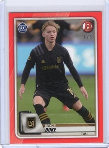 2020 Bowman MLS - Bryce Duke #45 Red /5 (RC) - Picture 1 of 2