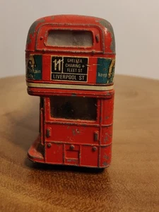 Autobus vintage Corgi a due piani trasporto Londra Routemaster c6 1968 - Foto 1 di 9