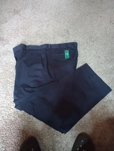 LL Bean Hombres Azul Marino Cintura Cómoda 100% Algodón Vestido Pantalones de Trabajo 262555 Talla 40x 29 - Imagen 1 de 8