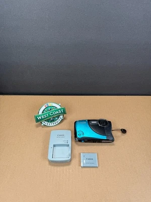 Canon Powershot D20 Waterproof Digital Camera Blue/black Ships Fast!! - image 1 of 4
