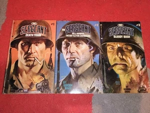 The Sergeant #1 Death Train #2 Hell Harbor: The Battle For Cherbourg & #3 Bloody - Picture 1 of 14