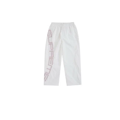 Pantalón deportivo Supreme Spellout bordado SS25 blanco talla: mediano Foto 1 de 4