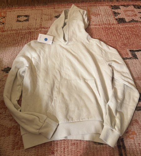 OFF WHITE Felpa con cappuccio Harlin California Small in guscio d’uovo uomo donna small nuova con etichetta