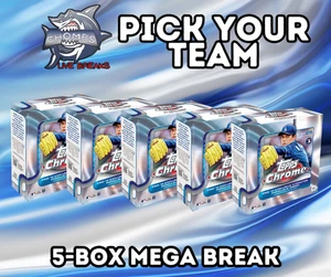 NEW YORK METS 2025 Topps Chrome 5-Box Mega Break #35 - Picture 1 of 2