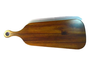 Bandeja de exhibición de mesa para servir tabla de remo para charcutería NUEVA imitación madera 20 X 7,75 Foto 1 de 4