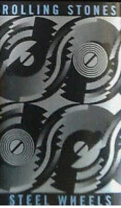 ROLLING STONES Steel Wheels Cassette 1989 MINT Keith Richards Mick Jagger - Picture 1 of 5