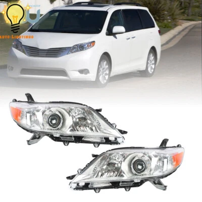 Faros halógenos laterales izquierdo y derecho para Toyota Sienna 2011-2013-2020 Foto 1 de 4