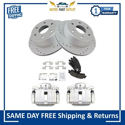 Nuevo kit de pastillas de freno trasero y rotor para Chevy Silverado GMC Sierra Yukon 1999-05 Foto 1 de 4