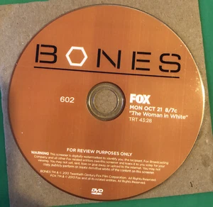 BONES FYC DVD THE WOMAN IN WHITE DAVID BOREANAZ EMILY DESCHANEL PROMO RARE OOP - Picture 1 of 2
