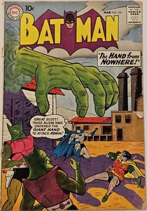 Batman #130 Mar 1960 - The Hand from Nowhere - Complete Cover Detached - Picture 1 of 15