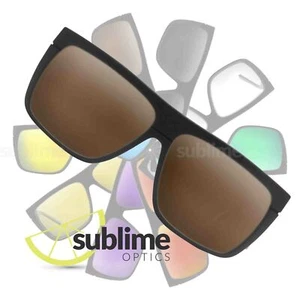 POLARIZED Dark Brown Replacement Lenses for Electric Black Top ~ Bronze - Bild 1 von 5