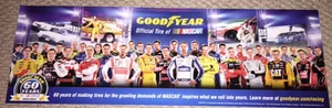 NASCAR GOOD YEAR TIRES 1954-2014 60 YEARS 34X11 POSTER GORDON EARNHARDT JOHNSON  - Picture 1 of 4